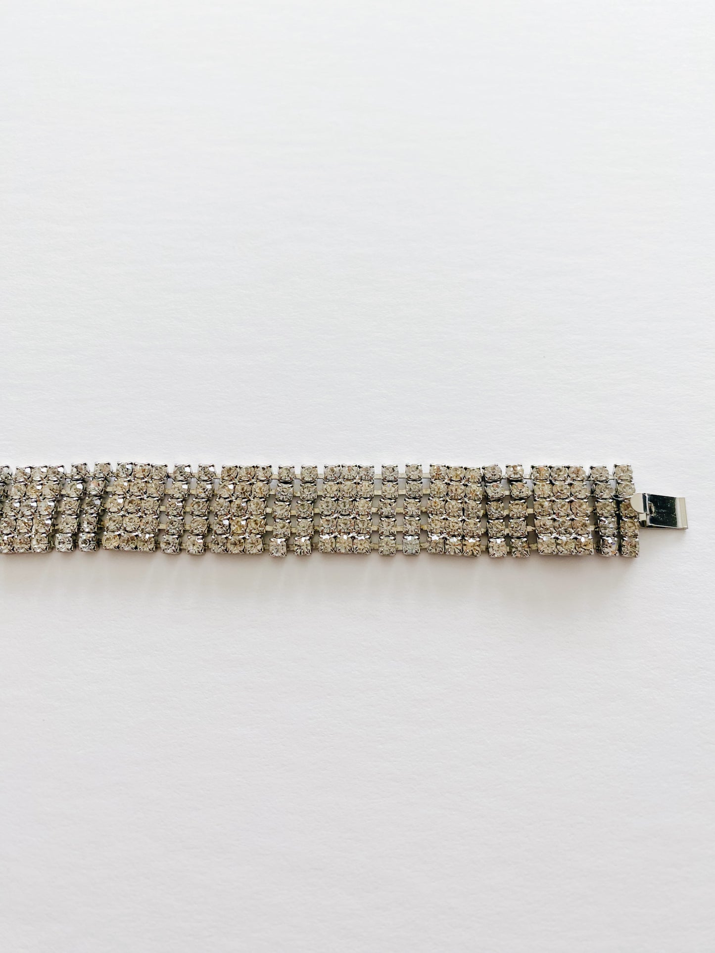Vintage Panel Rhinestone Bracelet