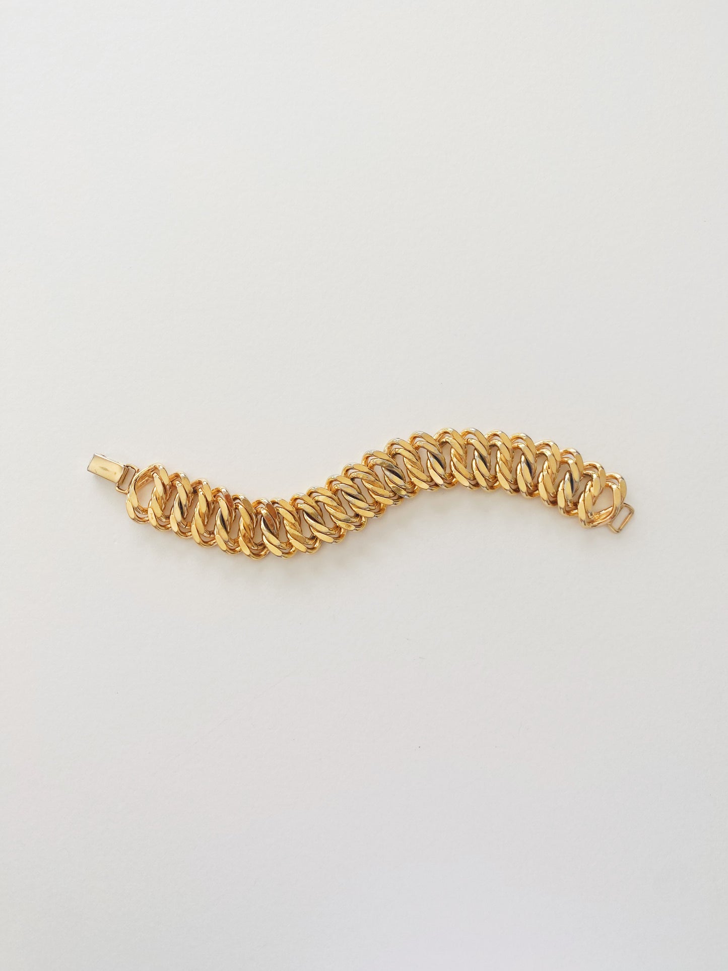 Vintage Napier Chunky Chain Link Bracelet