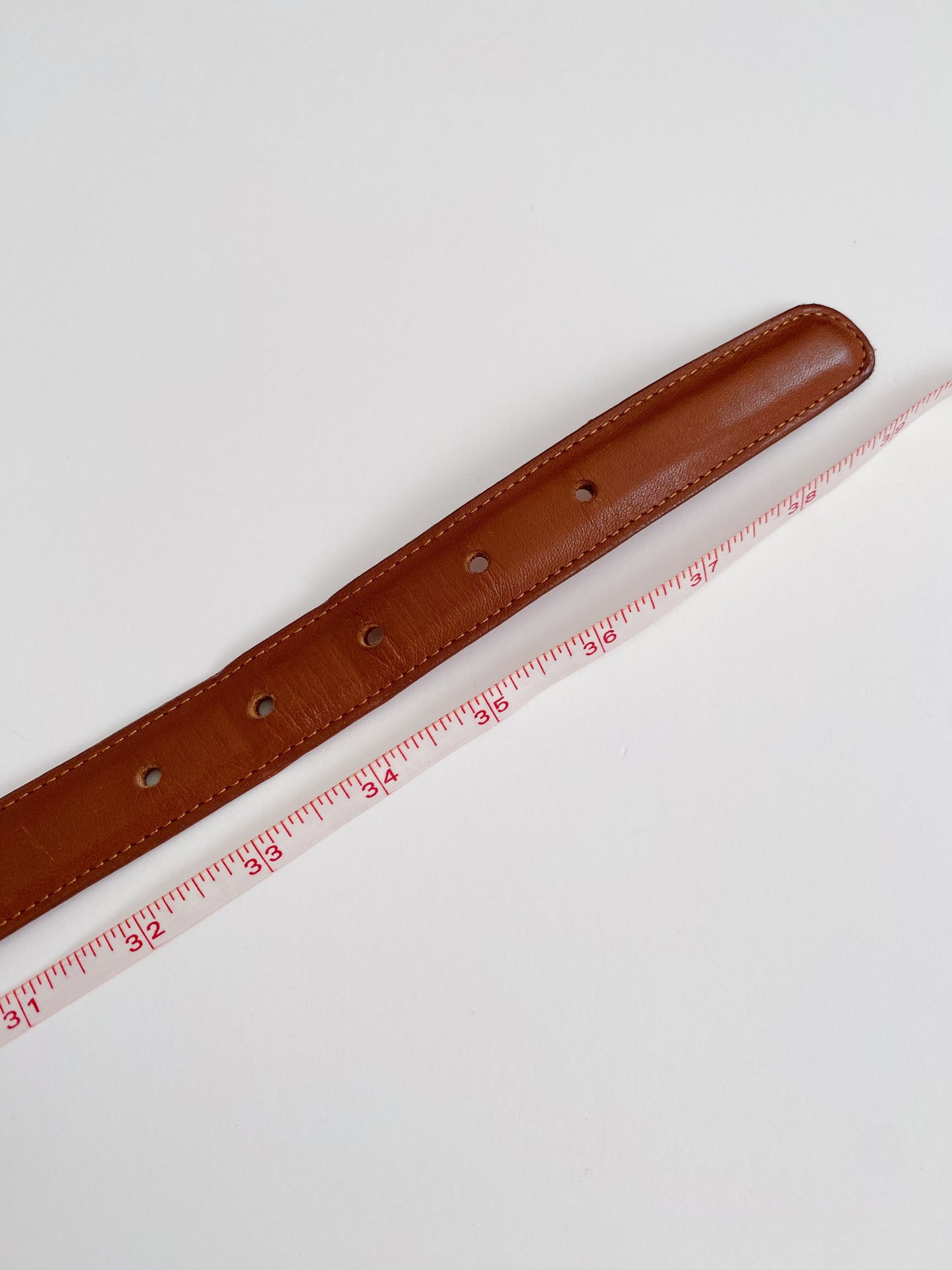 Vintage Coach British Tan Belt