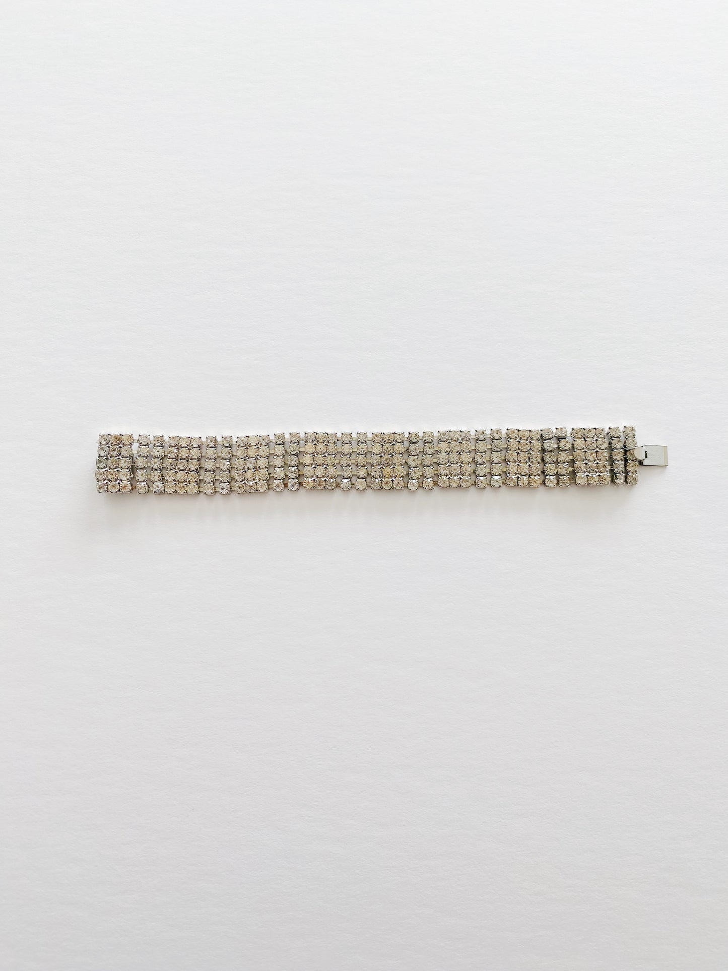 Vintage Panel Rhinestone Bracelet