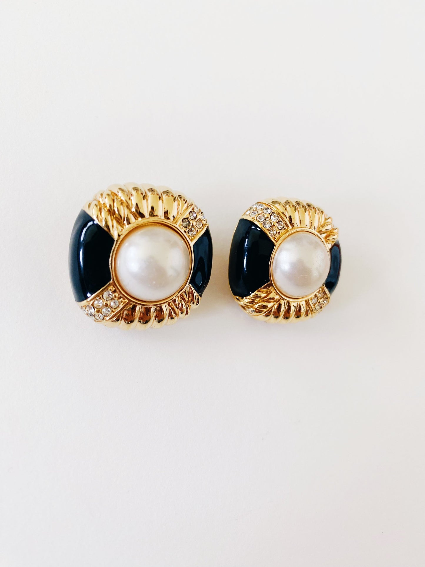 Vintage Swarovski Pearl Earrings