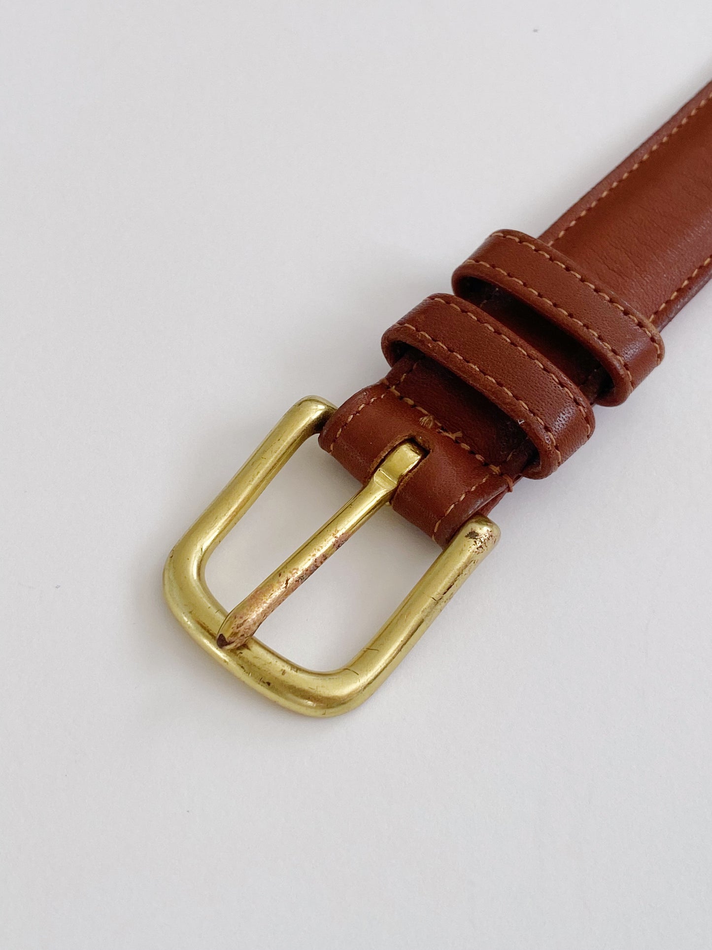 Vintage Coach British Tan Belt