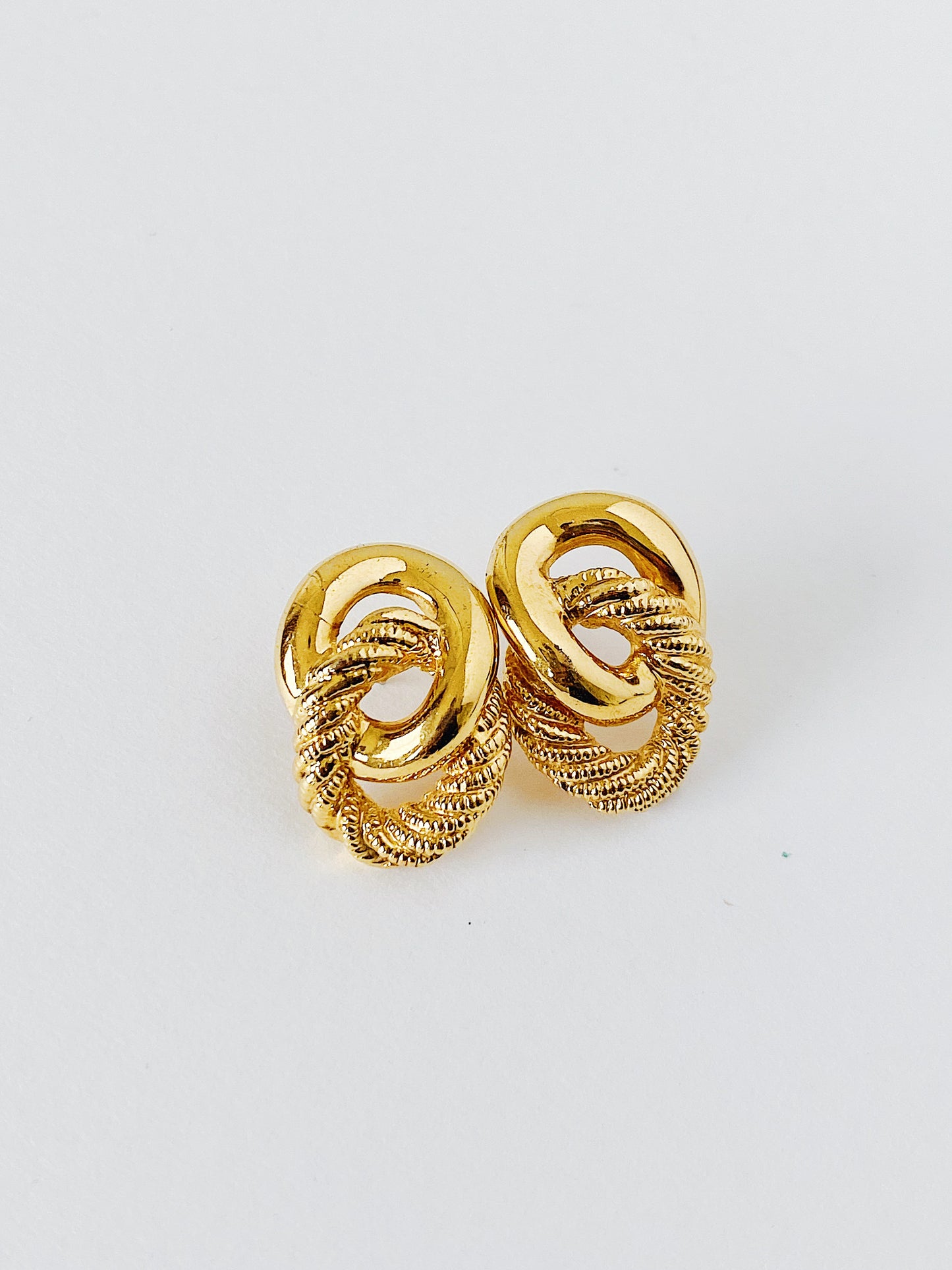 Vintage Napier Love Knot Earrings