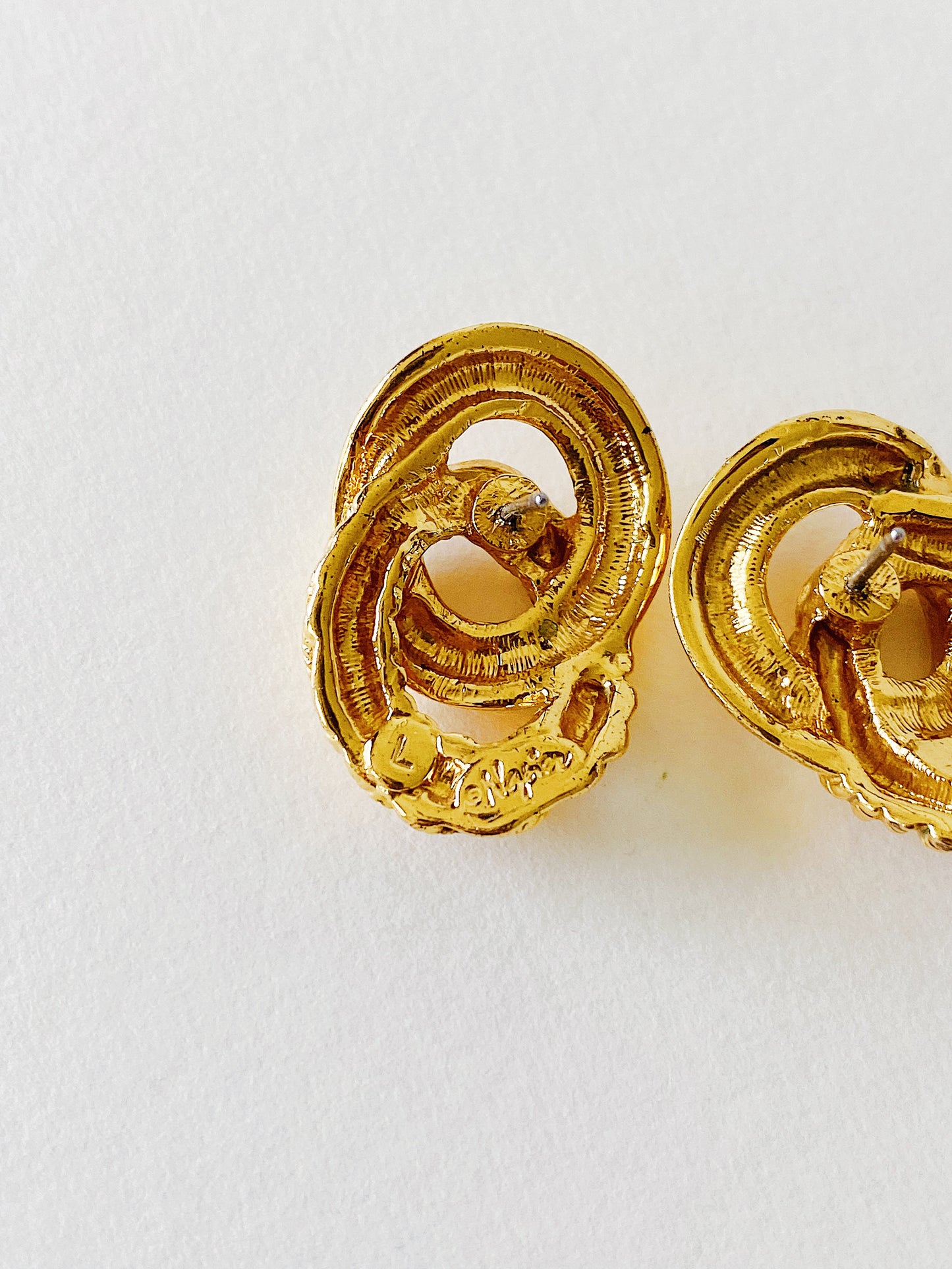 Vintage Napier Love Knot Earrings