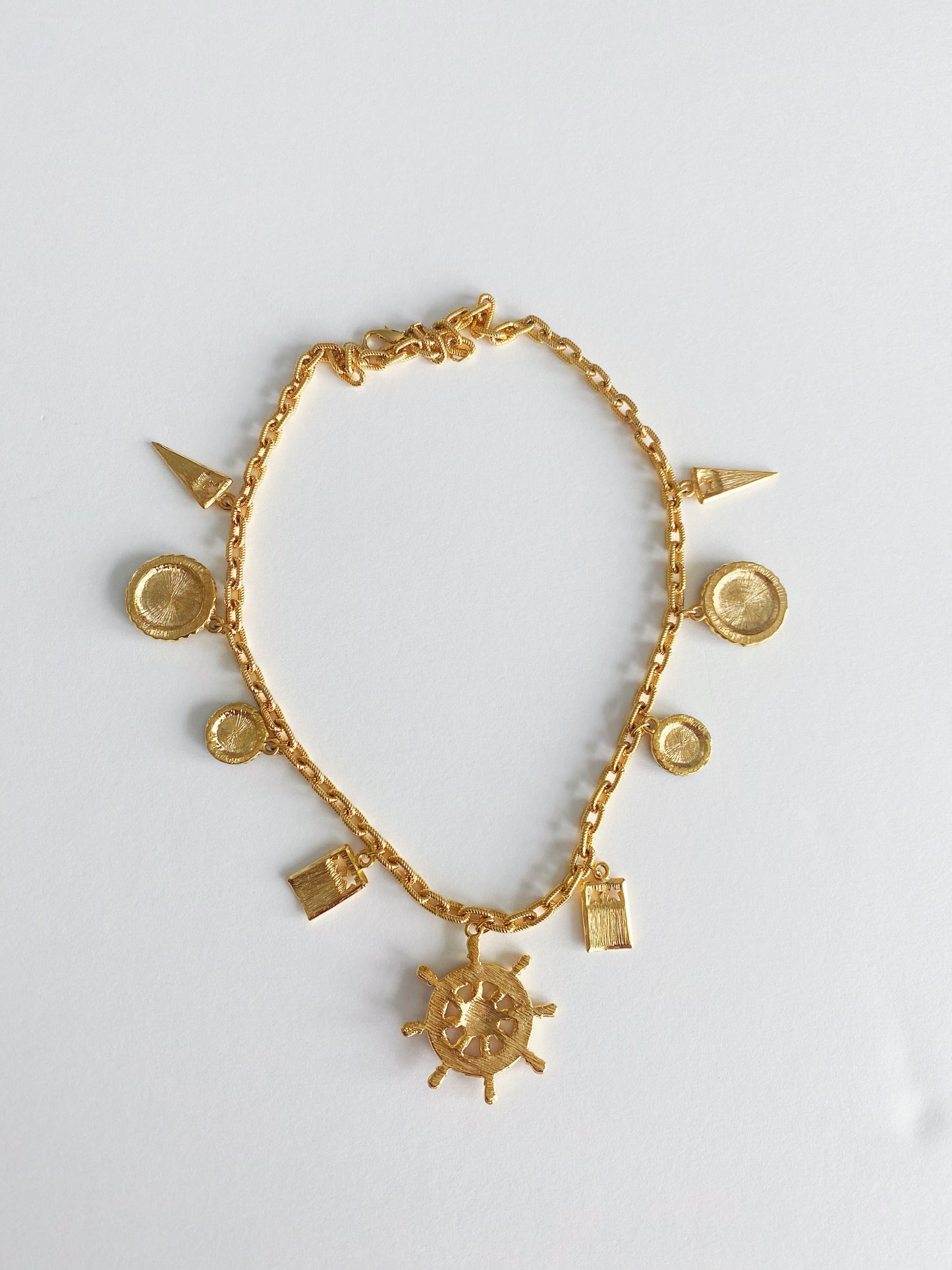 Vintage Nautical Charm Necklace