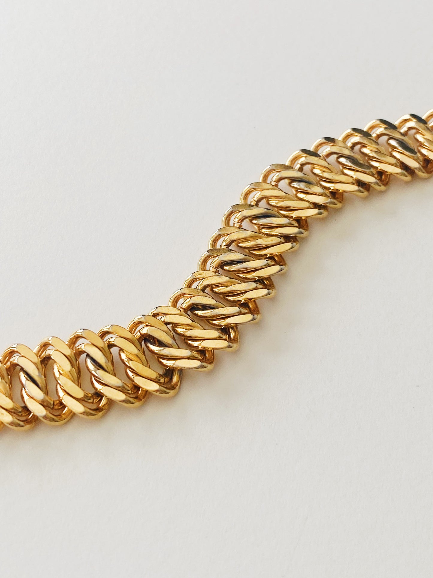 Vintage Napier Chunky Chain Link Bracelet