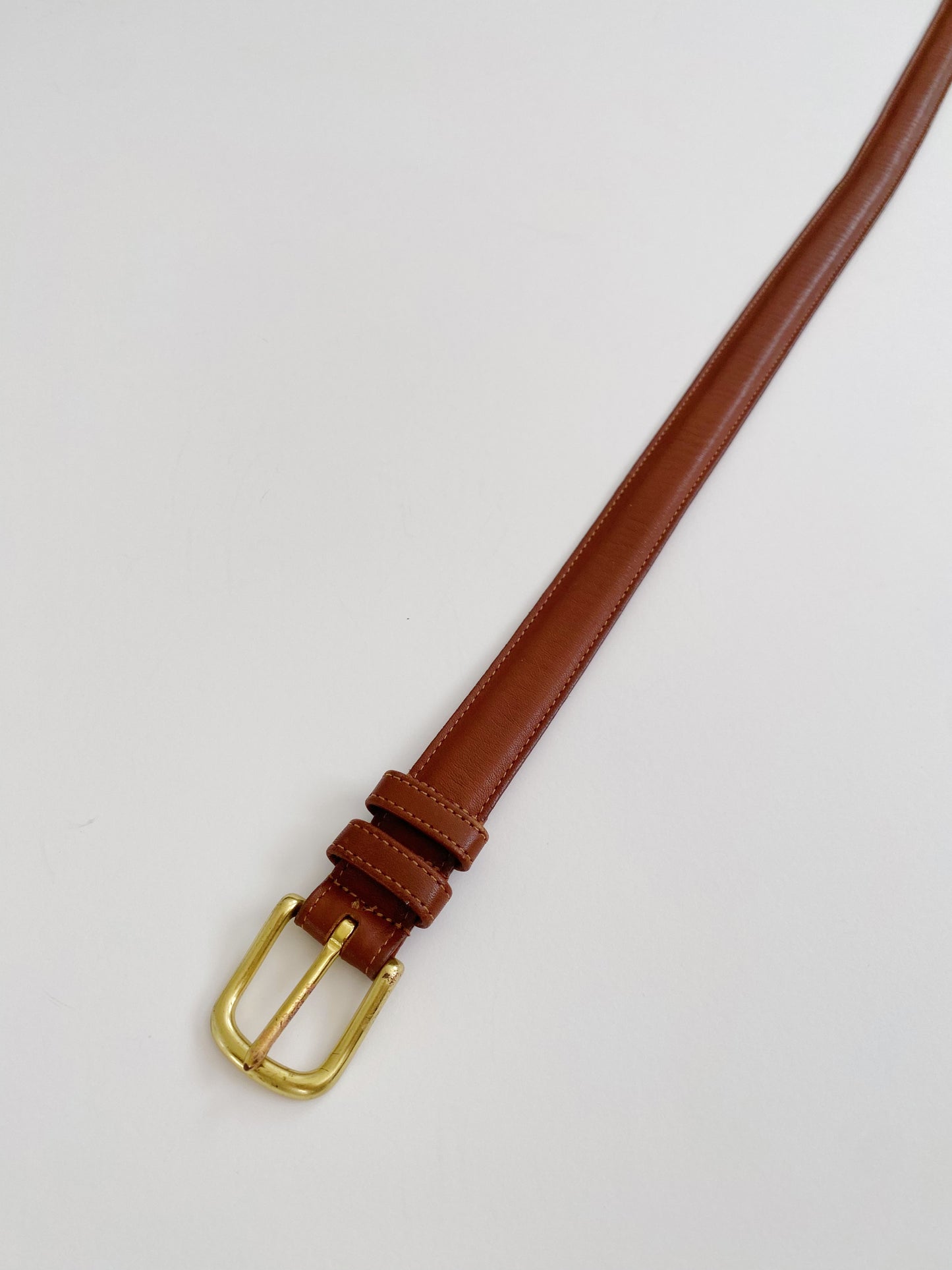 Vintage Coach British Tan Belt