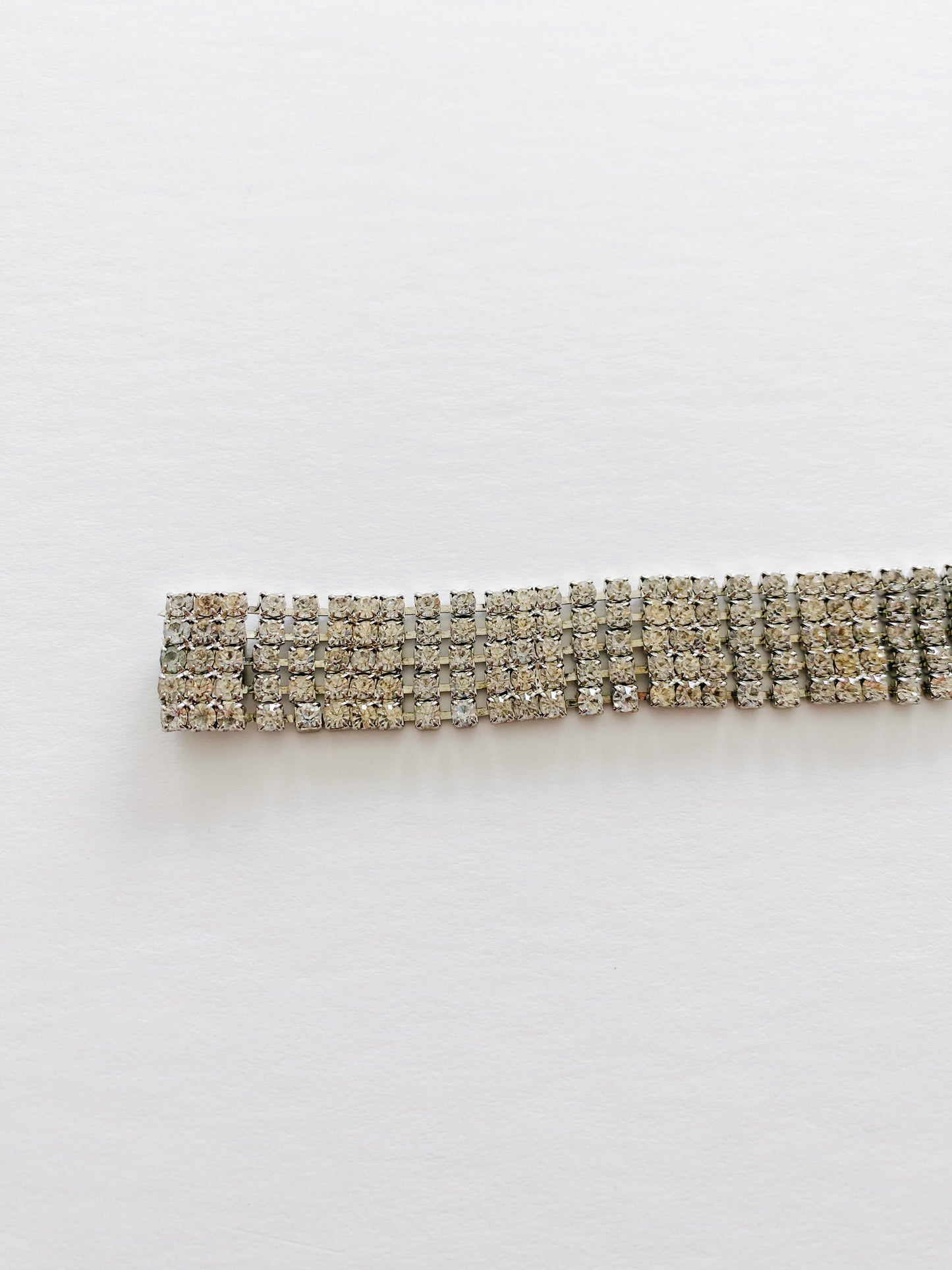 Vintage Panel Rhinestone Bracelet