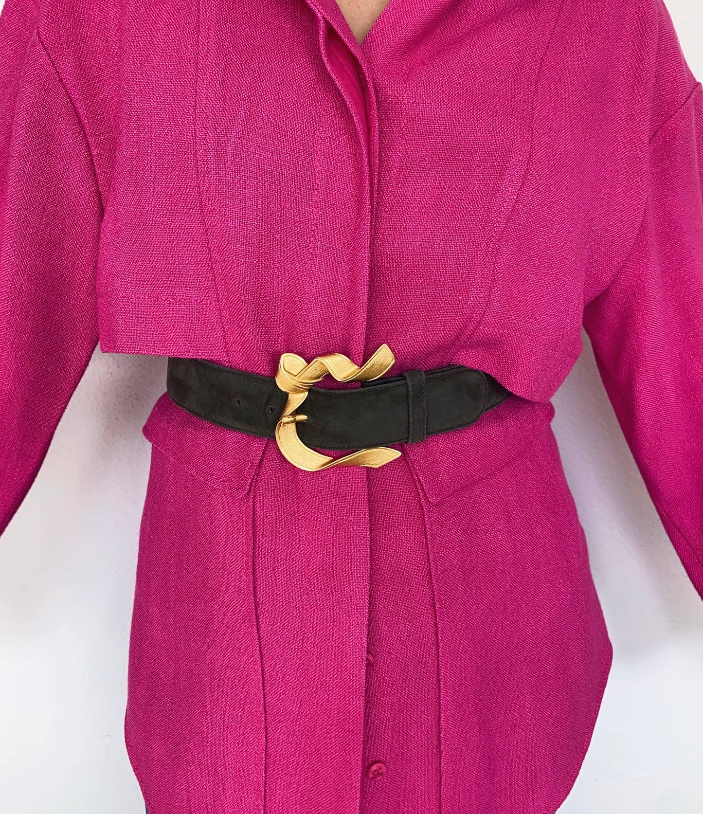 Vintage Esacada Wide Suede Belt