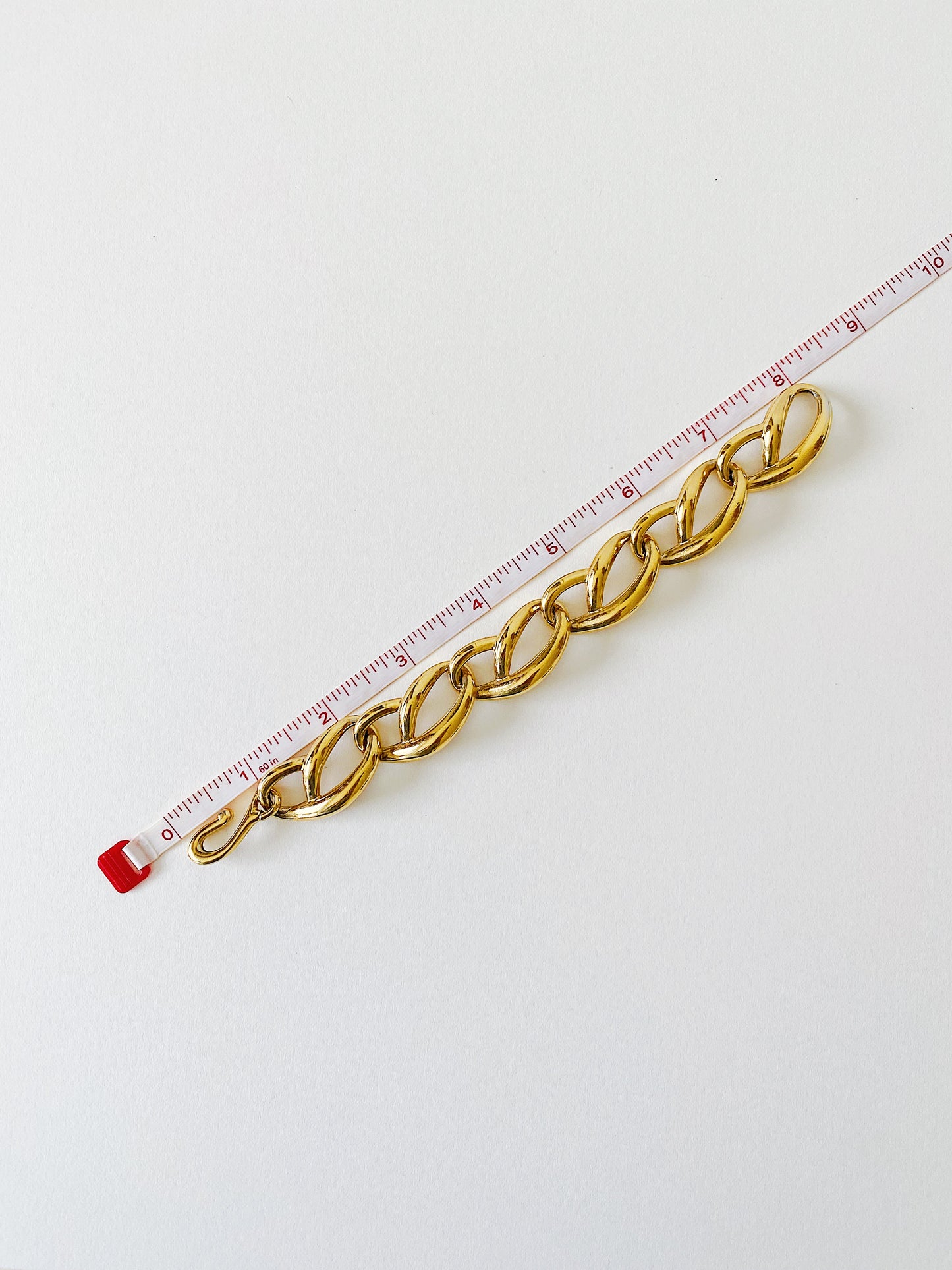 Vintage Givenchy Gold Plated Link Bracelet