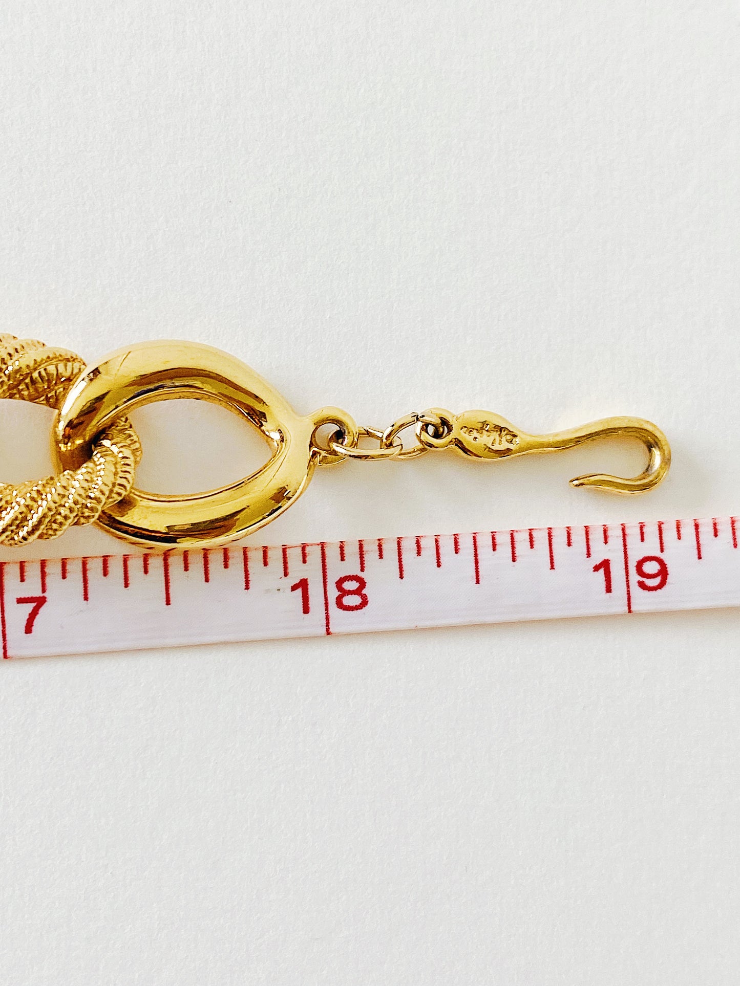 Vintage Napier Love Knot Chain Necklace