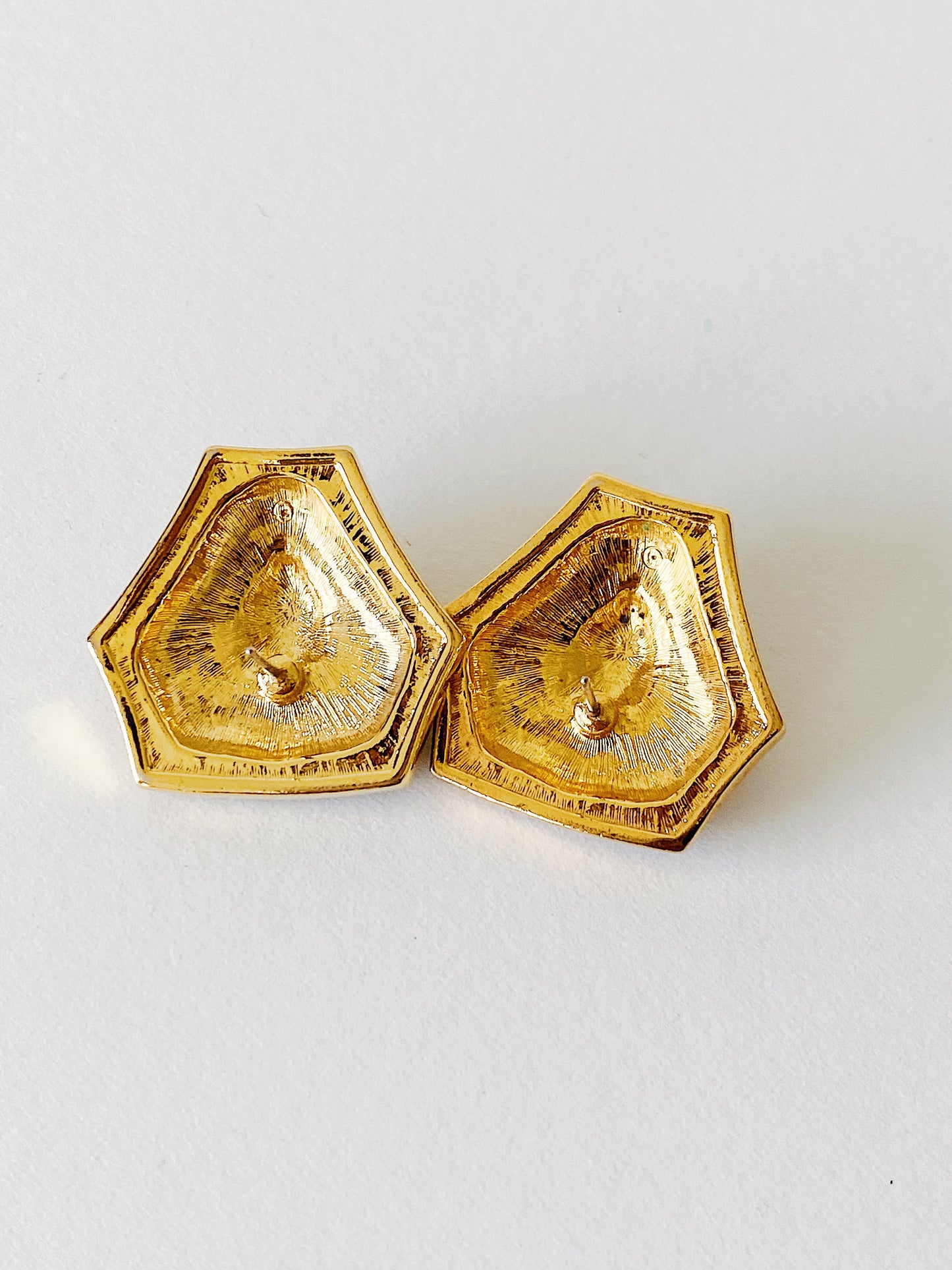 Vintage Avon Lion Head Earrings