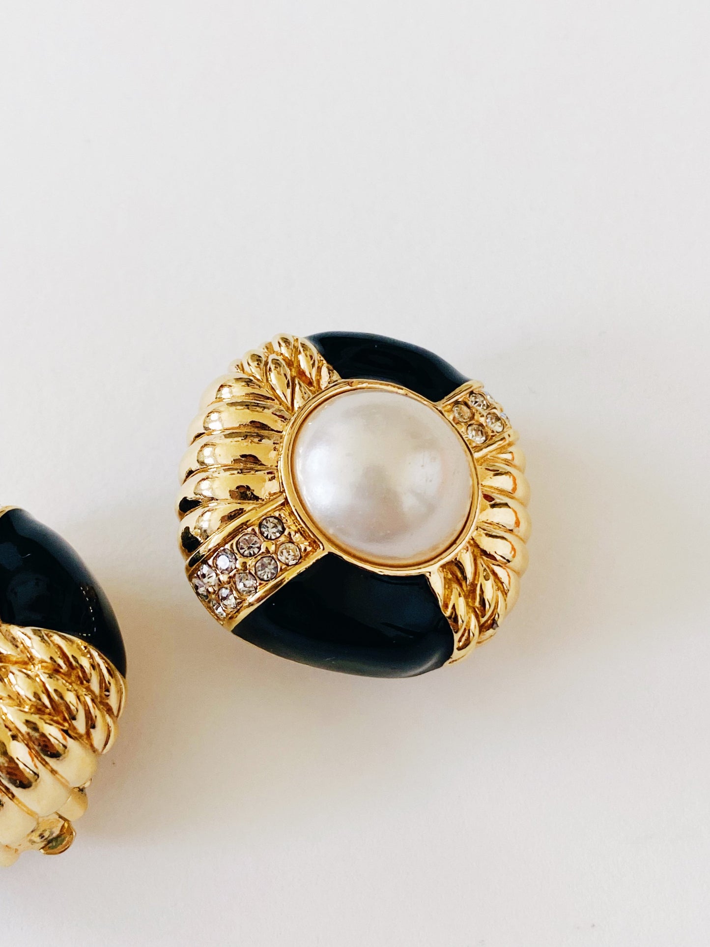 Vintage Swarovski Pearl Earrings