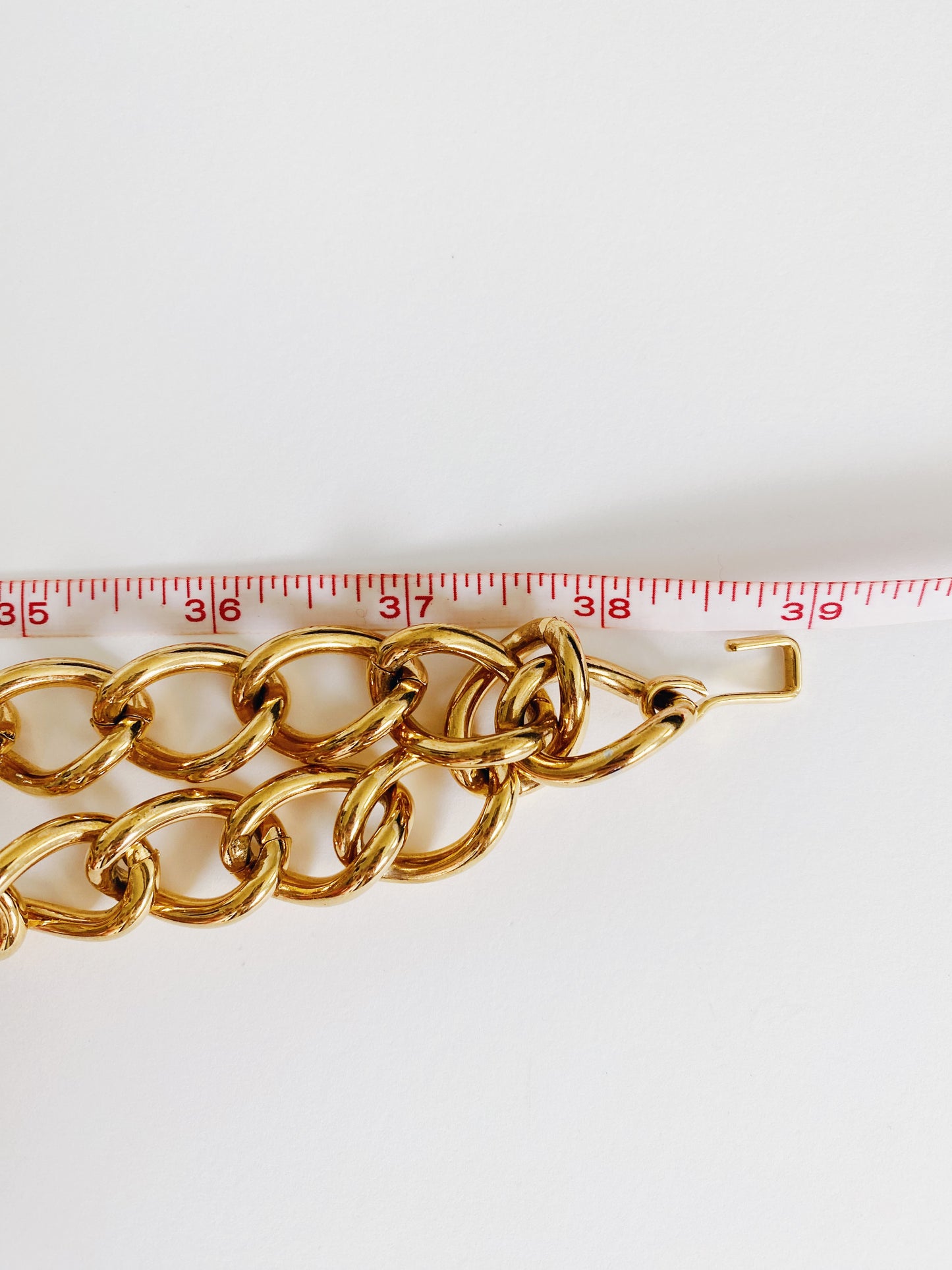 Vintage St. John Sailboat Double Chain Belt – 24K Gold-Plated