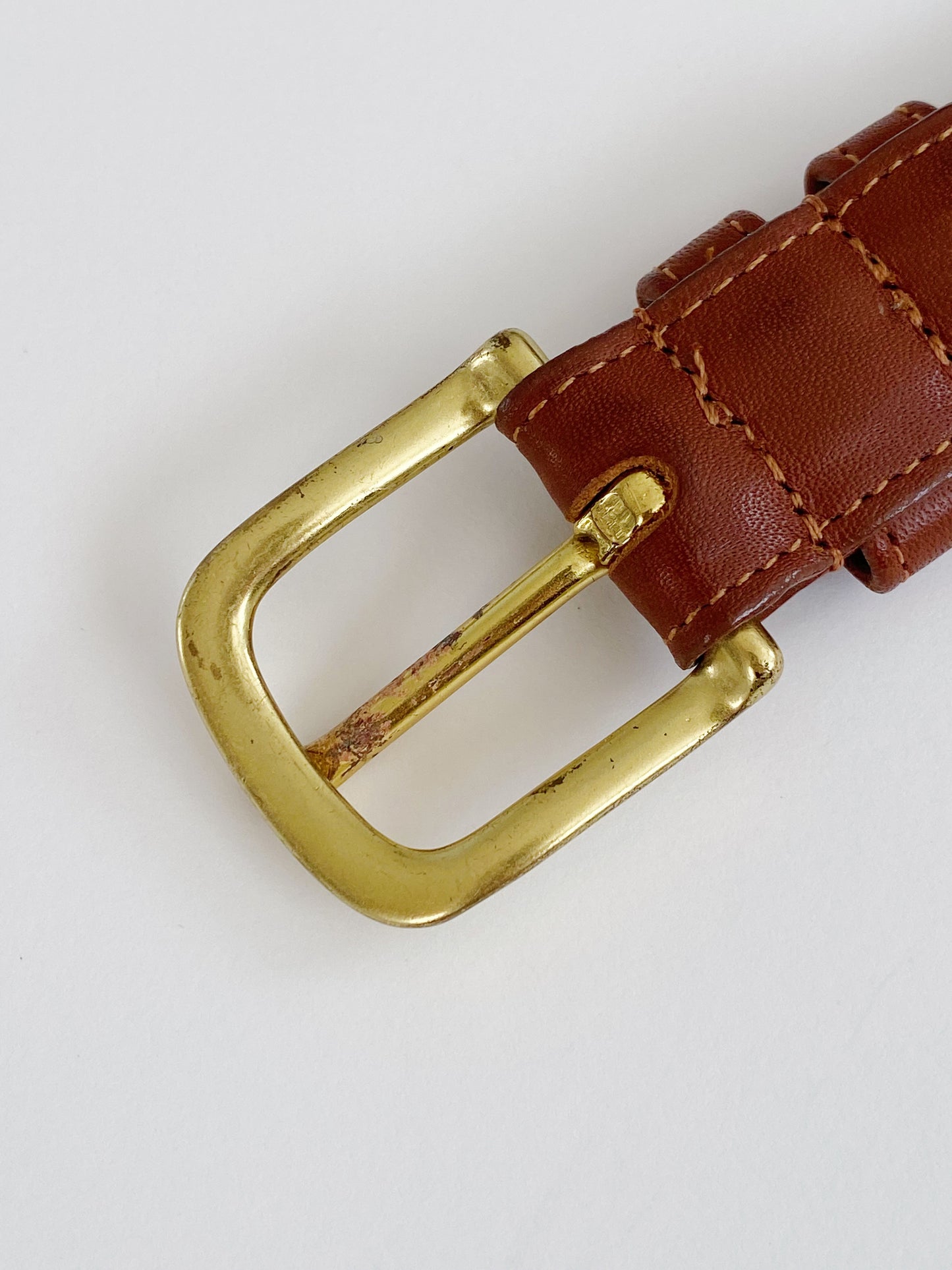 Vintage Coach British Tan Belt