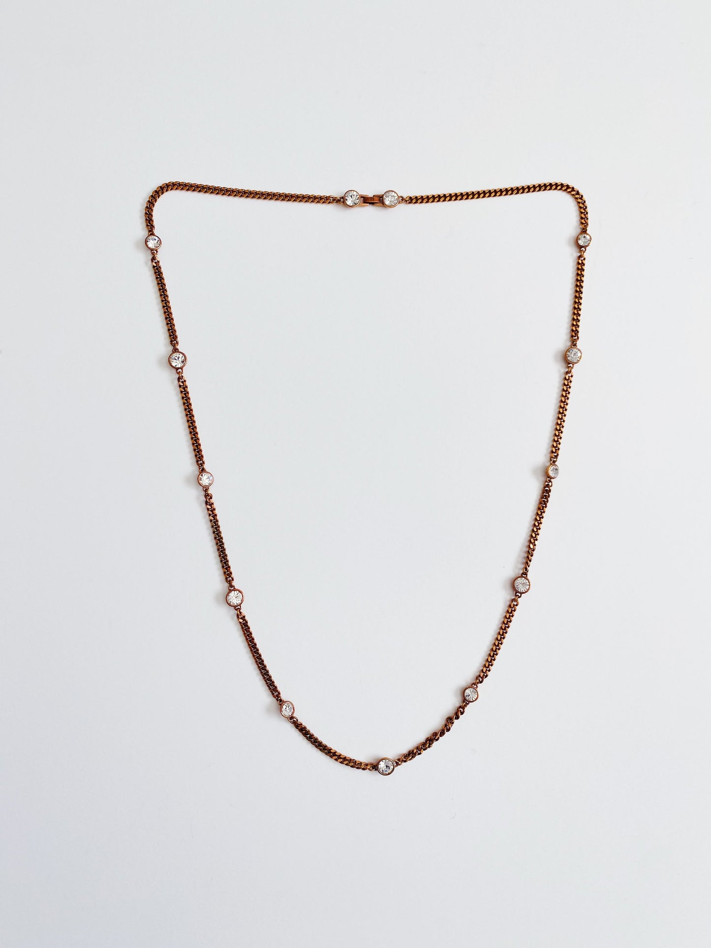 Givenchy Bronze Crystal Necklace