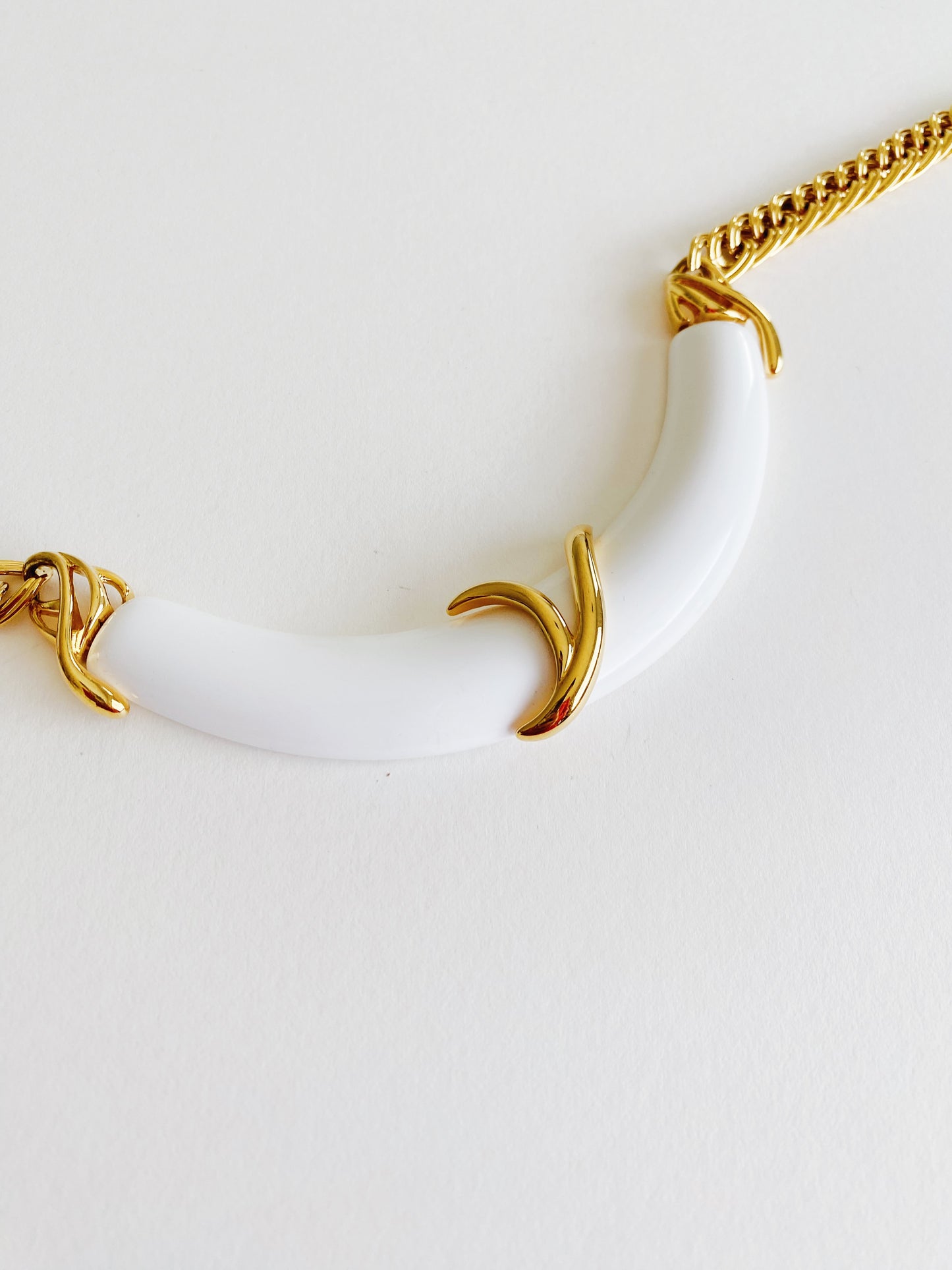 Vintage Monet Lucite Collar Necklace