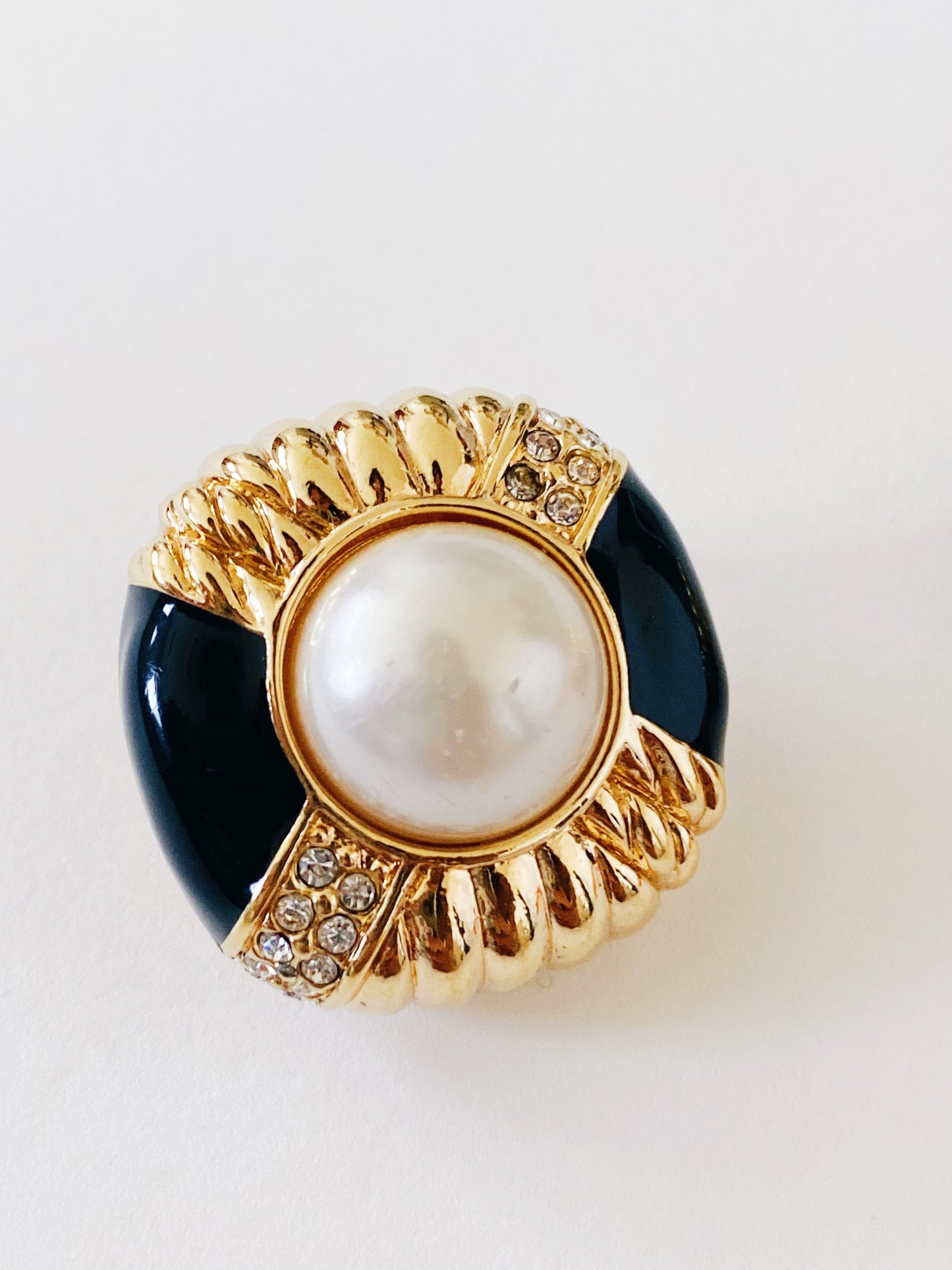 Vintage Swarovski Pearl Earrings