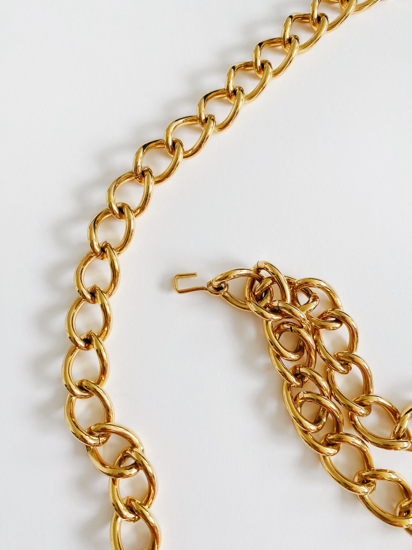 Vintage St. John Sailboat Double Chain Belt – 24K Gold-Plated