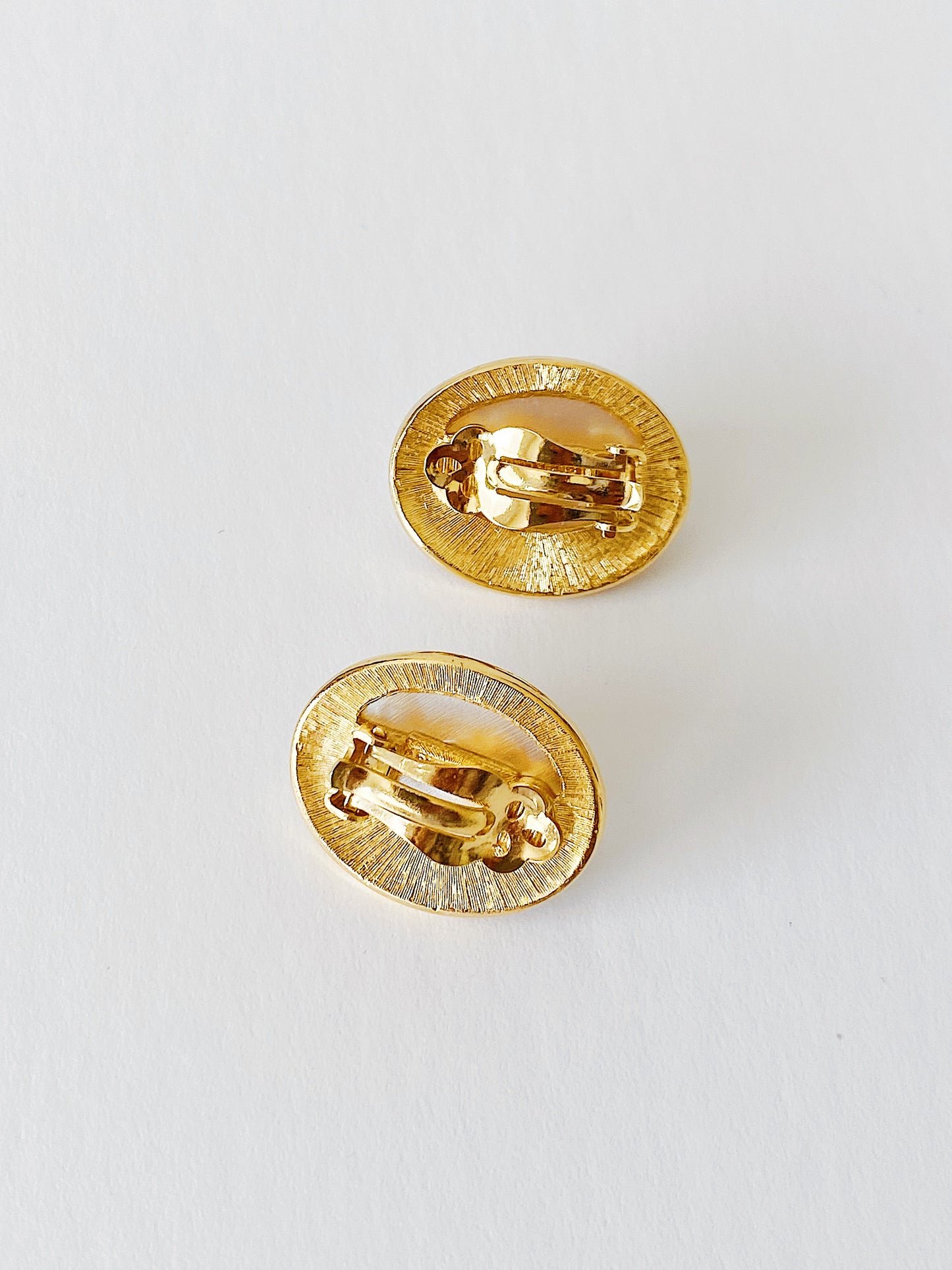 Vintage Richelieu Faux Pearl Clip-On Earrings