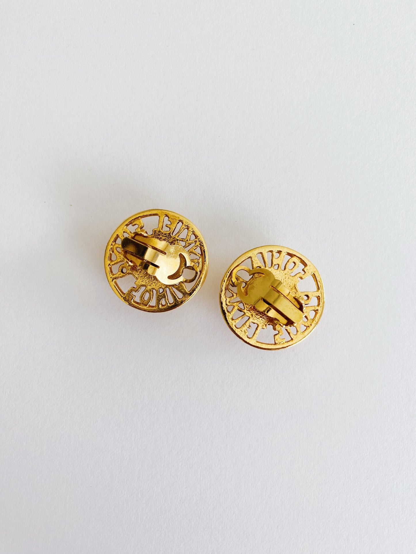 Vintage Sonia Rykiel Rhinestone Clip Earrings