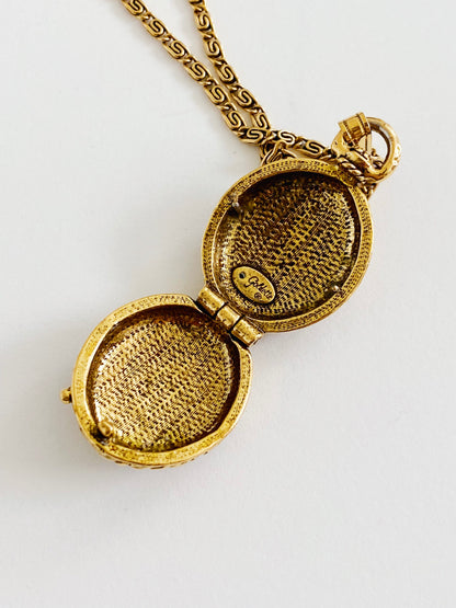 Vintage Goldette Locket Necklace