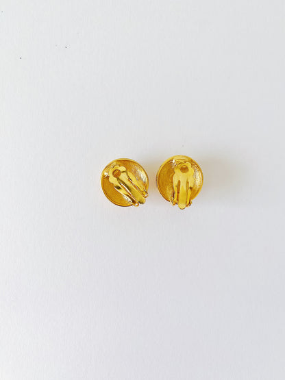 Vintage Nautical Star Clip-On Earrings