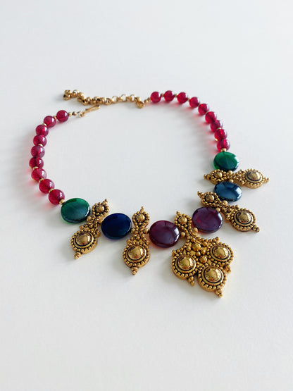 Vintage José & Maria Barrera for Avon Adriatic Bib Necklace