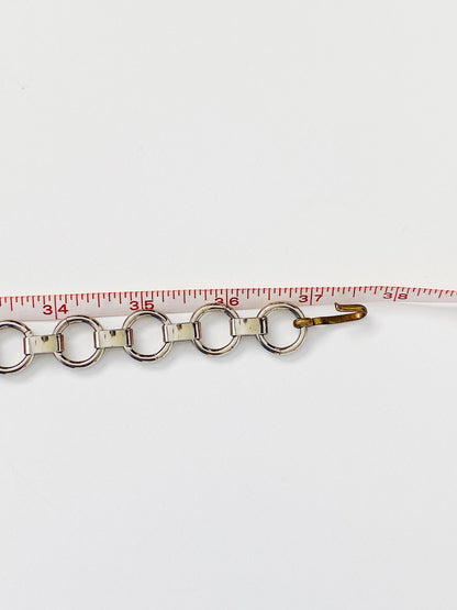 Vintage 1960s/70s Yves Saint Laurent Bakelite Disc Link Chain Belt