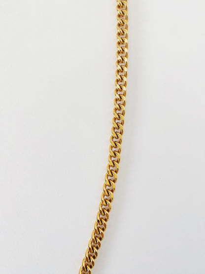 Vintage Kenneth Jay Lane Cuban Link Chain Necklace