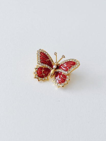 Vintage St. John Butterfly Brooch