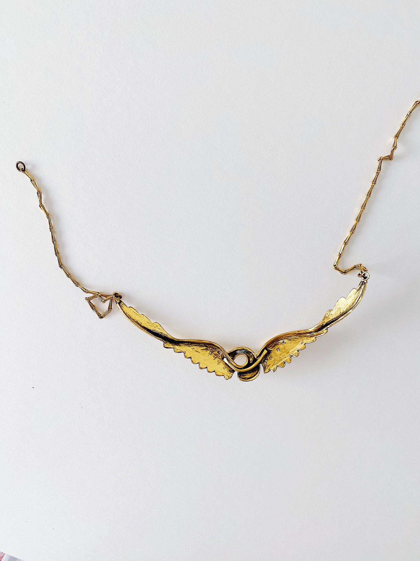 Vintage Art Nouveau Swan Collar Necklace