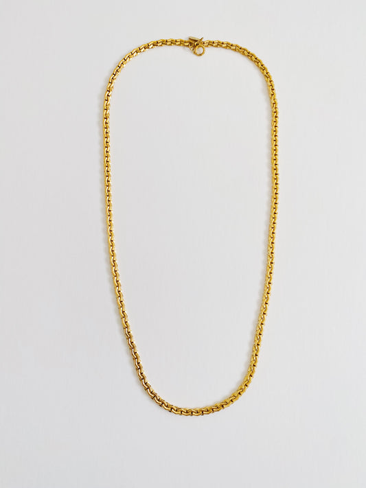 Vintage Kenneth Jay Lane Box Chain Necklace