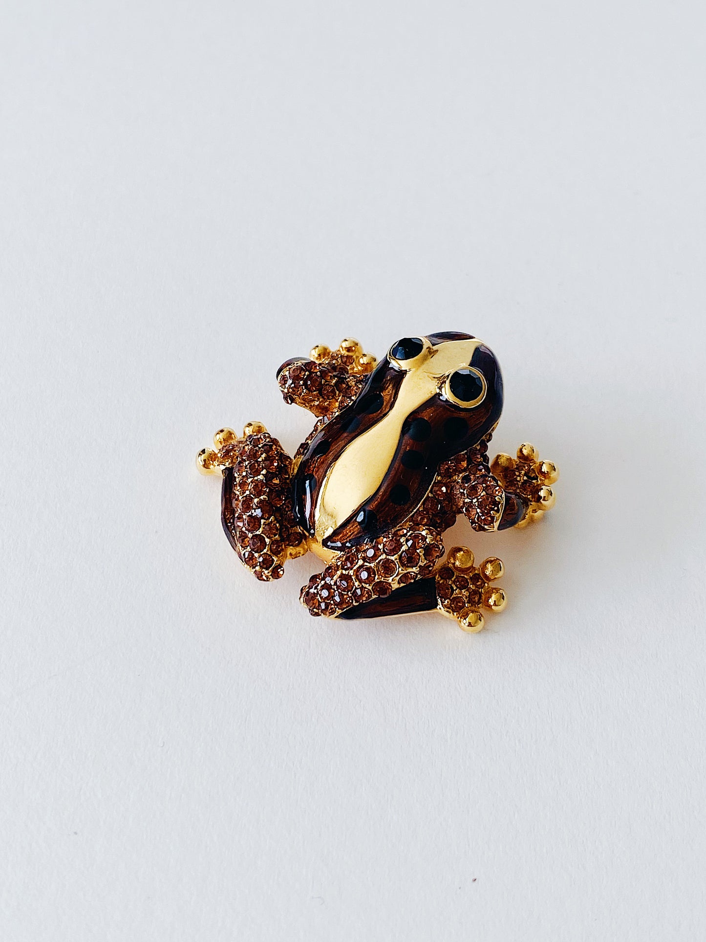 Vintage St. John Frog Brooch
