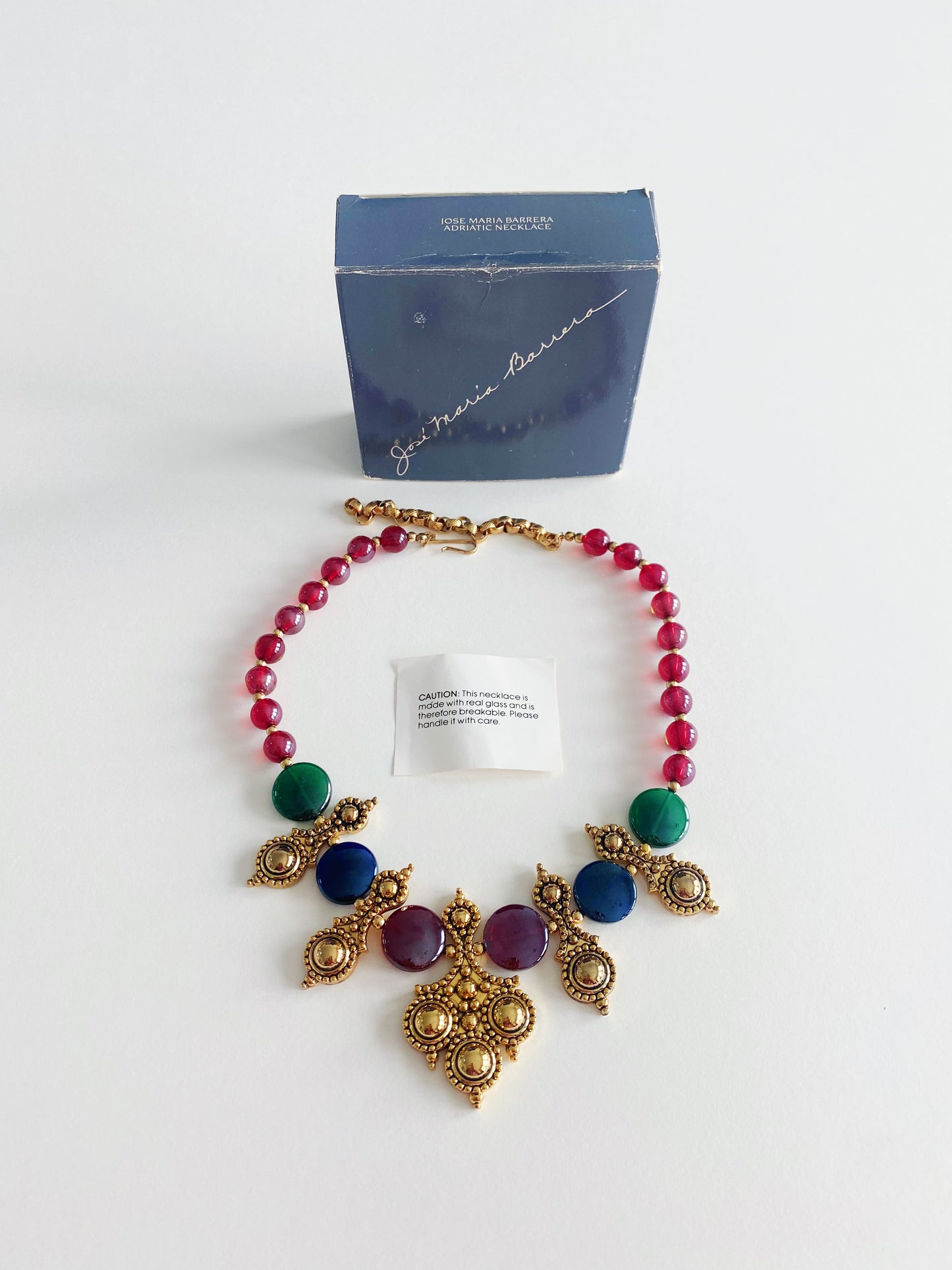 Vintage José & Maria Barrera for Avon Adriatic Bib Necklace