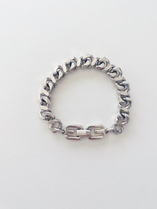 Vintage Givenchy Silver Link Bracelet