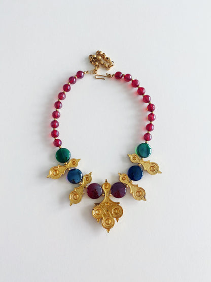 Vintage José & Maria Barrera for Avon Adriatic Bib Necklace