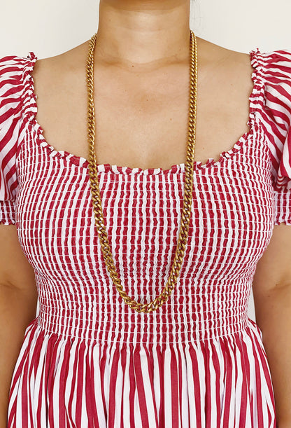 Vintage Kenneth Jay Lane Cuban Link Chain Necklace