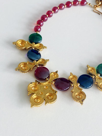 Vintage José & Maria Barrera for Avon Adriatic Bib Necklace