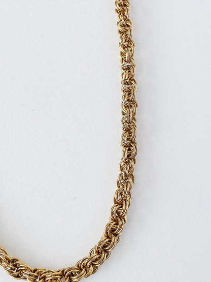 Vintage Givenchy Double Link Chunky Chain Necklace