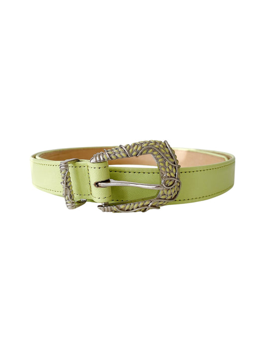 Vintage Carlisle Lime Green Western Belt